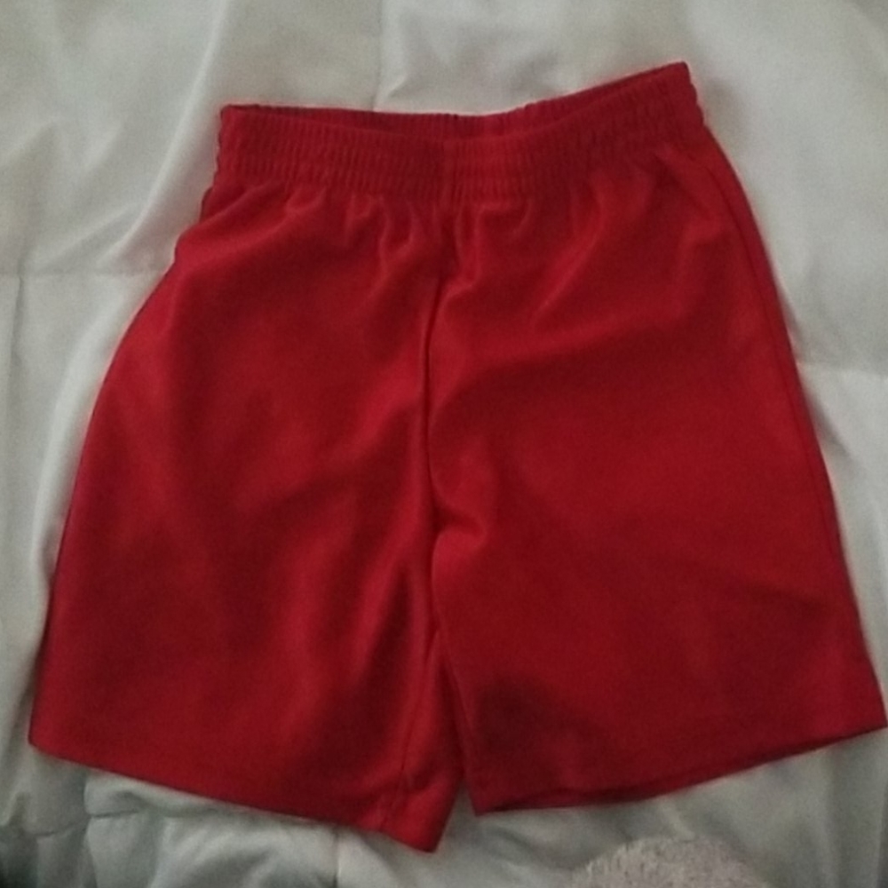 Wonder Kids Boys Red Polyester Shorts 3T